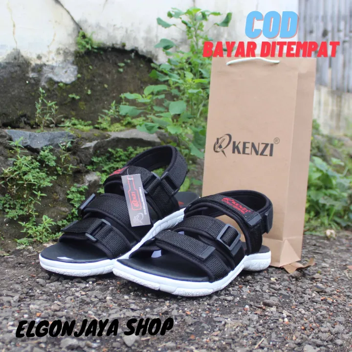 Sandal Tuff Model Tali Tiga Sol Putih Sandal Pria Dan Wanita Warna