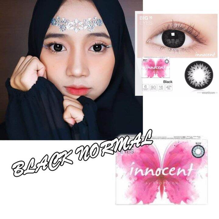 Softlens X2 Innocent Normal Big Eyes 16MM Softlens Mata 1 Paket