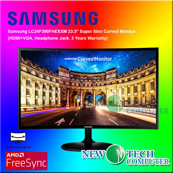 Samsung Curved Monitor 24 27 LED Gaming Monitor 1920 X 1080 60hz FHD