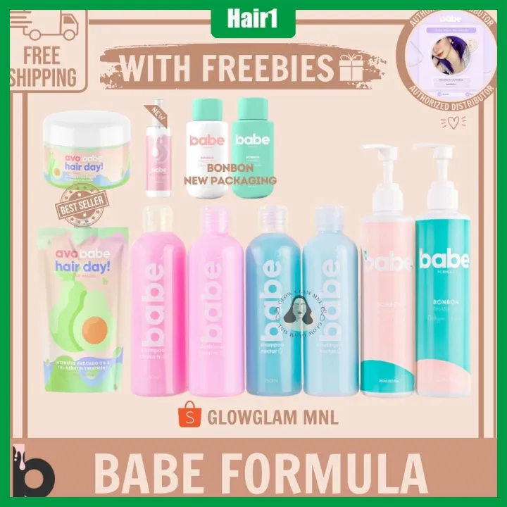 Hair With Freebies Babe Formula Bonbon Blossom Nectar Shampoo