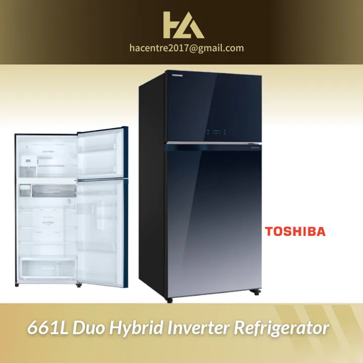 Toshiba L Doors Duo Hybrid Inverter Refrigerator Gr Ag Ma Gg