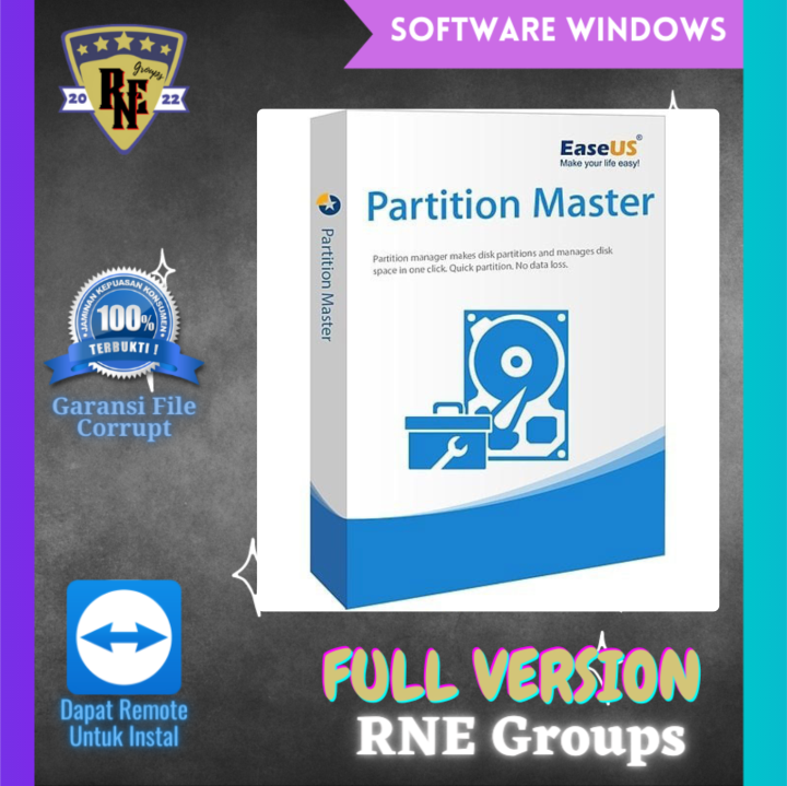 Easeus Partition Master Full Version Software Pc Lazada Indonesia