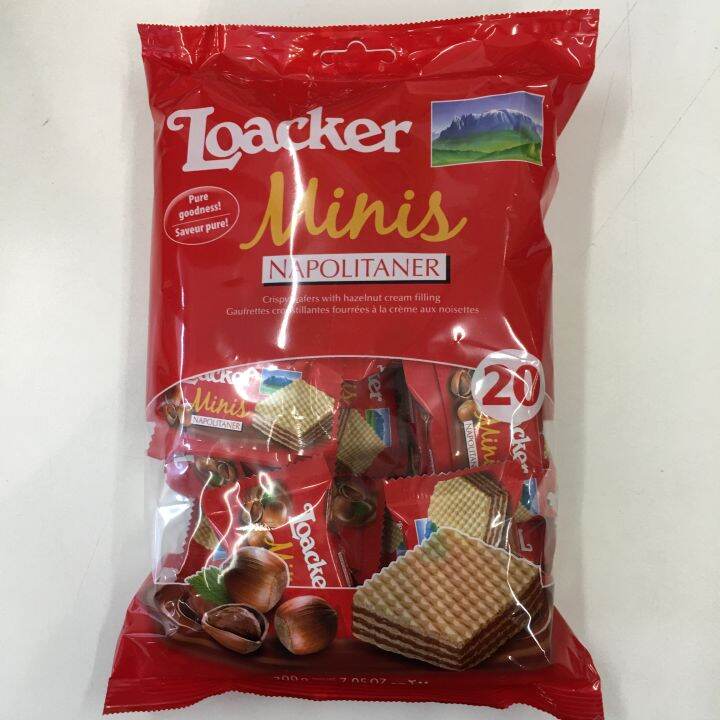 Loacker Classic Minis Napolitaner Merah G Lazada