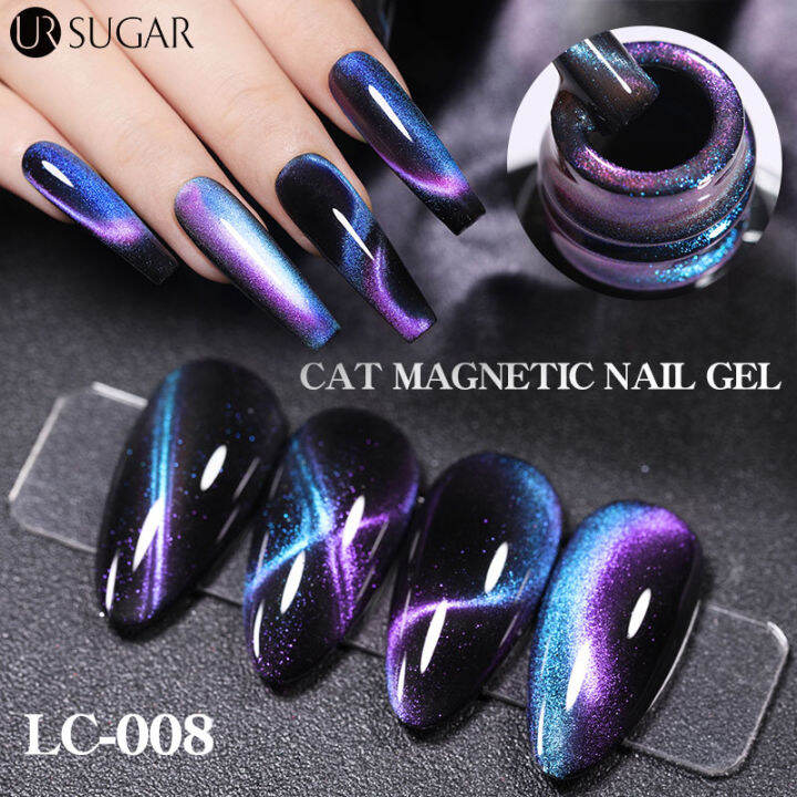 UR SUGAR 7ml 9D Cat Magnetic Gel Polish Laser Magnet Semi Permanent