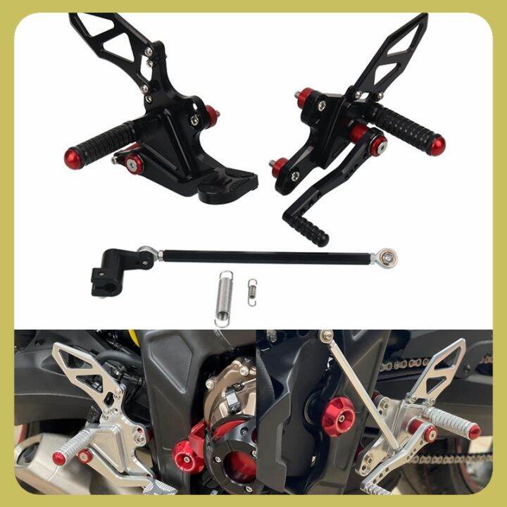 Motorcycle Cnc Adjustable Rear Set Rearsets Footrest Foot Rest For