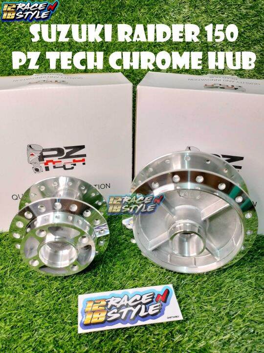 Pz Tech Chrome Suzuki Raider Carb Raider Fi Hub Made In Thailand