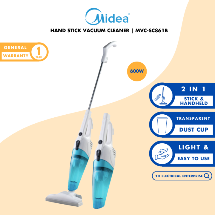 Midea MVC SC861 2 In 1 Hand Stick Vacuum Cleaner MVC SC861B Lazada