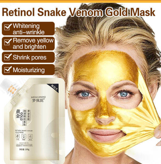 Viviking Retinol Snake Venom Gold Mask Lazada