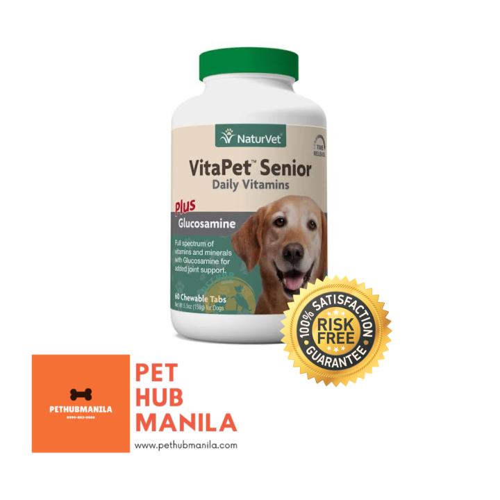 Naturvet Vitapet Senior Daily Vitamins 60 Chewable Tabs Lazada PH