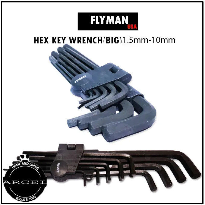 Flyman Allen Wrench Hex Key Heavy Duty 1 5mm 10mm Lazada PH