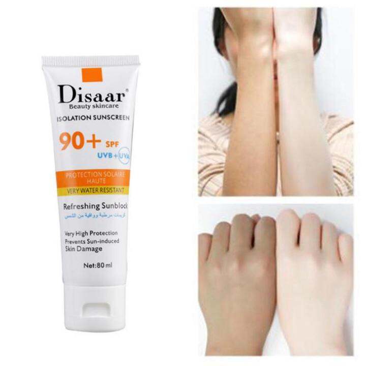 DISAAR SUNSCREEN WHITENING CREAM SPF 90 PA Lazada