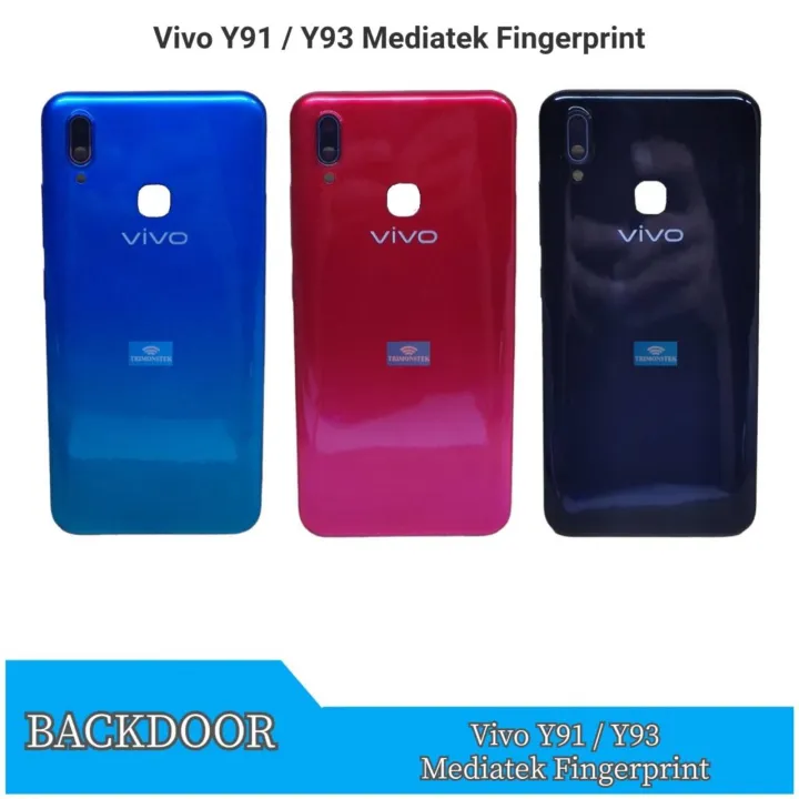 Backdoor Tutup Baterai Vivo Y91 Y93 Mediatek Fingerprint Original