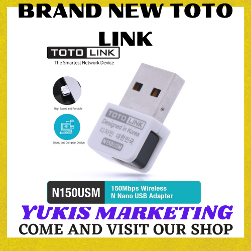 HIGH SPEED PERFORMANCE AND COMPACT DESIGN TOTO LINK WIRELESS N NANO USB