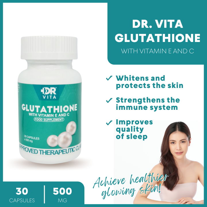 Dr Vita Glutathione With Vitamin E And C Best Seller On Sale Anti Acne