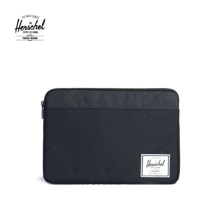 Herschel Anchor Sleeve Inch Sleeve Black Bk Crosshatch Us In