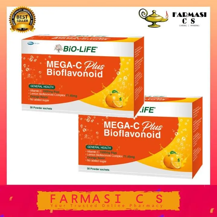 Bio Life Mega C Plus Bioflavonoid S X Twin Exp Vitamin