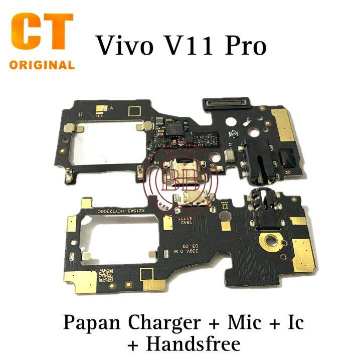 Original Ct Ada Ic Papan Konektor Pcb Charger Mic Handsfree Vivo