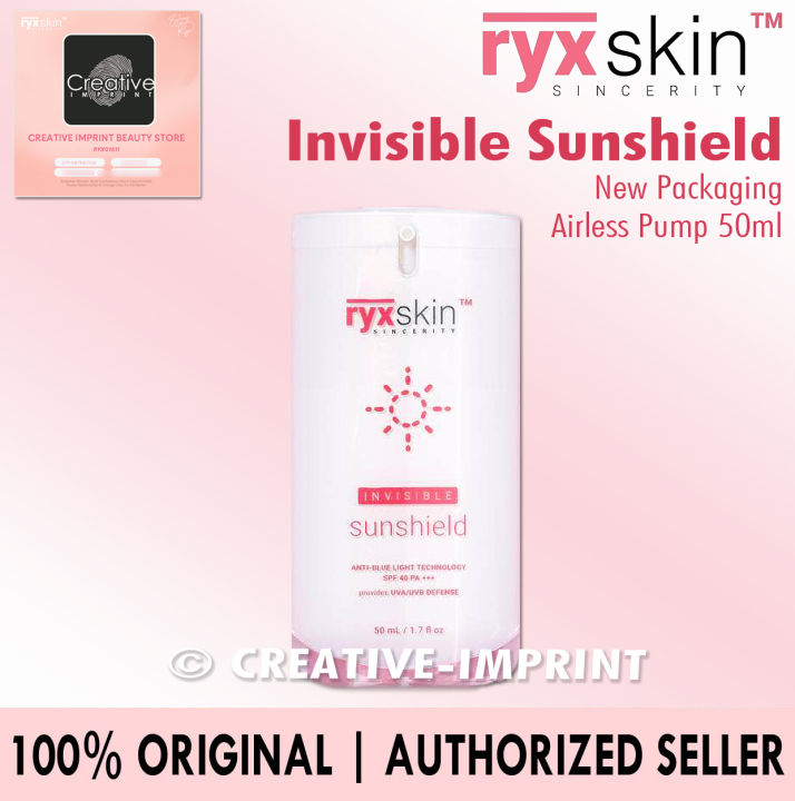 Ryx Invisible Sunshield Ml New Packaging Anti Blue Light Technology