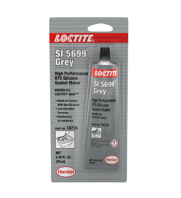 Loctite SI 5699 High Performance RTV Silicon Gasket Maker Grey 70ml 2