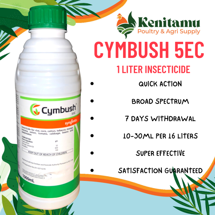 Cymbush Ec Liter Insecticide By Syngenta For Plant Care And Crops