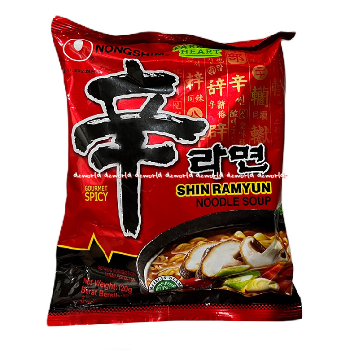 Nongshin Gr Ramyun Noodle Soup Spicy Nongshim Mie Instan Kuah Korea