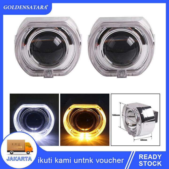 Shroud Bmw Projector Biled Inch Ring Full Projie Angel Eye