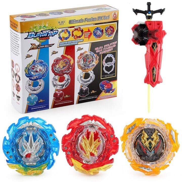 New Beyblade Burst Ultimate Fusion B Combination Dx With Launcher