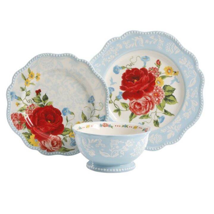 100 Authentic The Pioneer Woman Sweet Rose Dinnerware Lazada PH