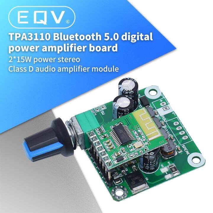 Bluetooth 4 2 TPA3110 15w 15W Digital Stereo Audio Power Amplifier