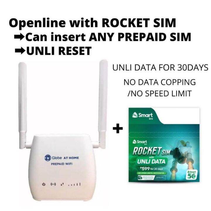 MEGASALE Globe At Home Prepaid ZLT S10G PERMANENT OPENLINE Full Admin