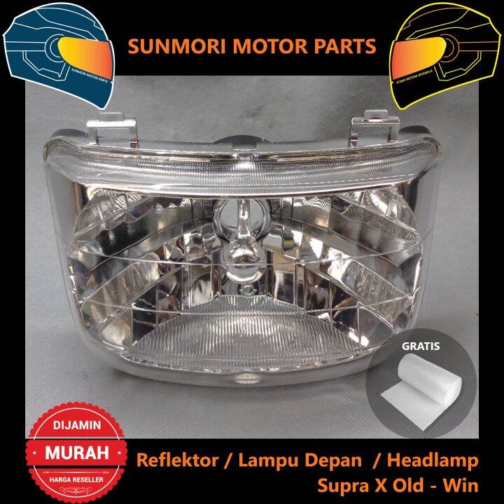 Reflektor Lampu Depan Supra X Lama Old Headlamp Supra X LAMA Win