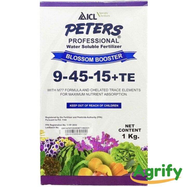 Kg Peters Bloom Booster Te Water Soluble Fertilizer Lazada Ph