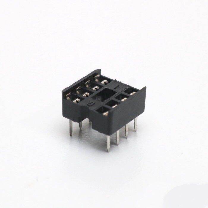 Soket IC DIP8 8pin Socket Konektor Kaki IC 2x4 Kualitas Bagus