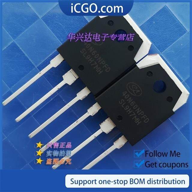 5PCS Transistor Mosfet 40N60 40N60NPFD 60N60FD1 TO 3P 600V 40A IGBT For