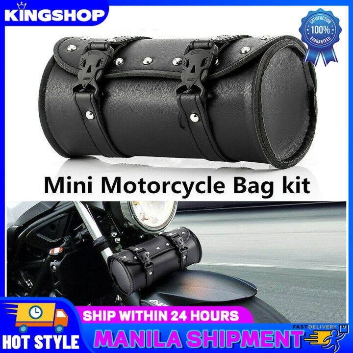 Original 24 Hours DeliveryMotorcycle Toolkit PU Saddle Bag Scooter