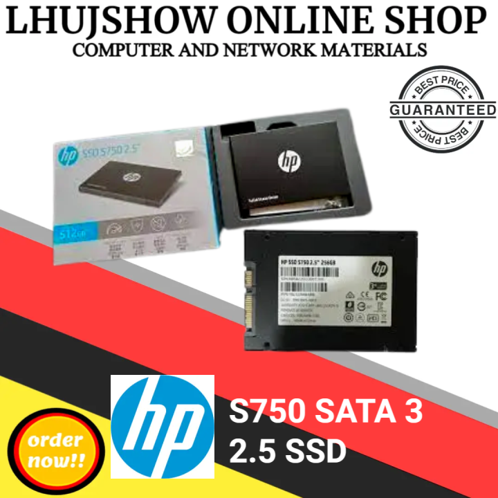 HP S750 3D Nand Internal PC SSD Sata III Gb S 2 5 Up To 560 MB S