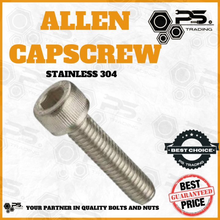 Mm P Stainless Allen Capscrew Sold Per Pc Allen Socket Head