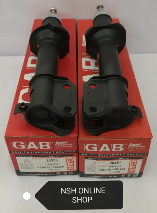 Gab Super Premium Shock Absorber Front For Perodua Kelisa Kenari Oil