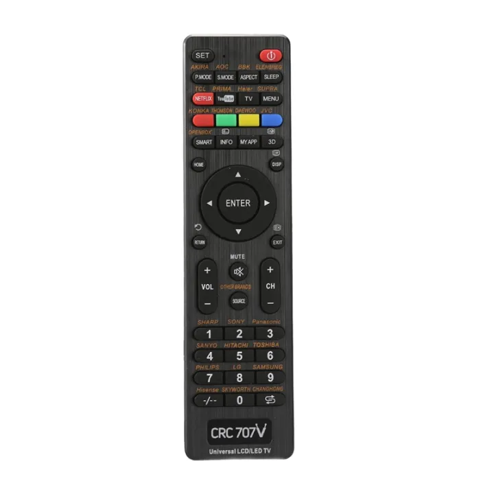 Universal For Youtube Netflix Flat Penal Smart LED LCD Tv Remote