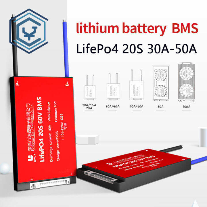 Pcs Daly S V V A Bms Lifepo Lithium Battery