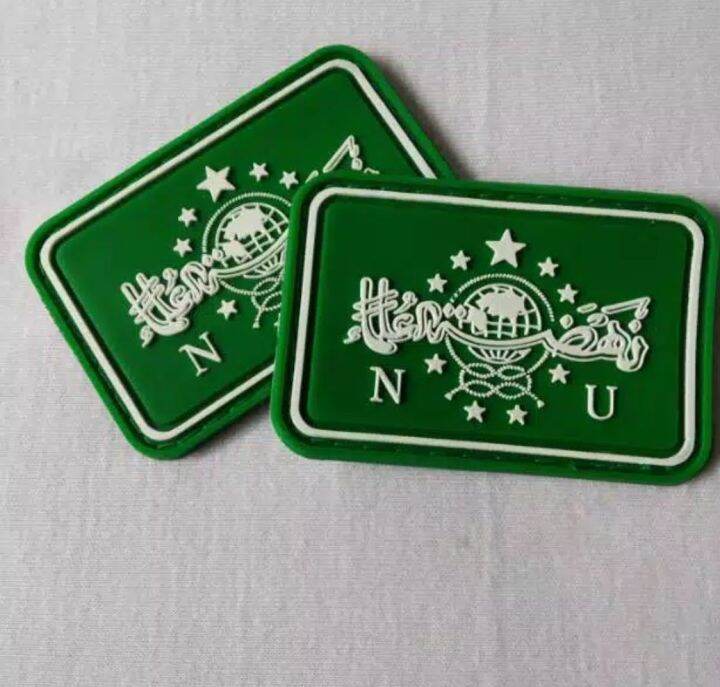 Patch Rubber Nu Nahdlatul Ulama Tempelan Karet Emblem Velcro