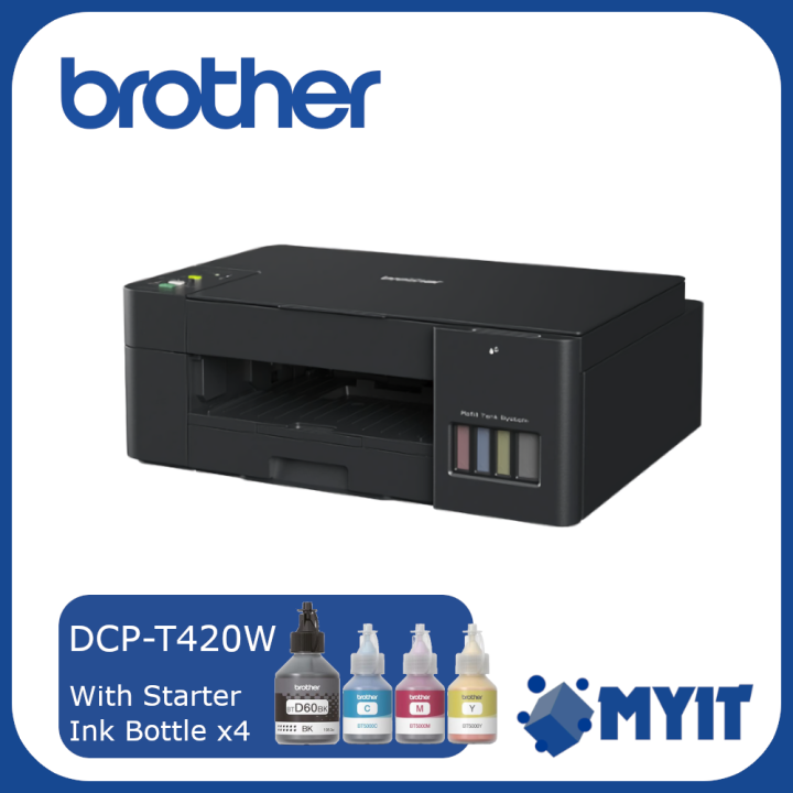 Brother DCP T420W Wireless Inkjet Printer All In One Wifi Print Scan