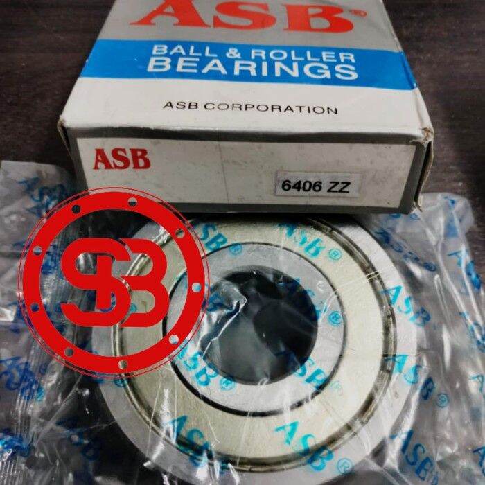 Bearing Laker Laher Bearing 6406 ZZ Tutup Besi ASB Lazada Indonesia