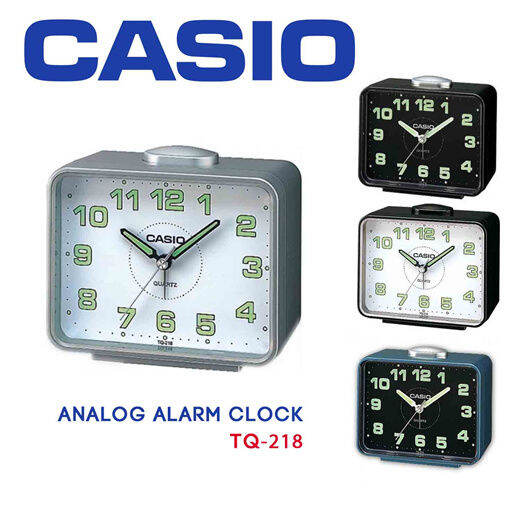 Casio Travel Table Top Alarm Clock Tq In Colors Lazada Singapore