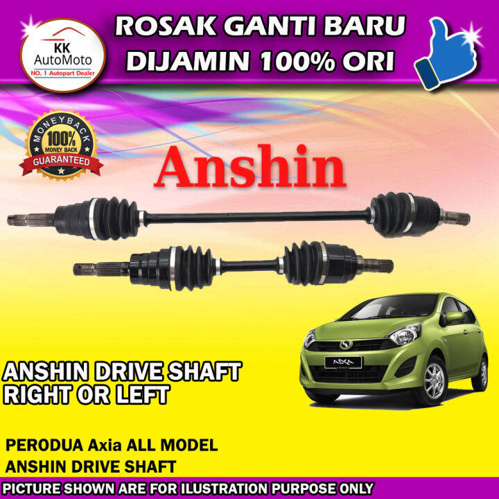 Perodua Axia ANSHIN JAPAN Drive Shaft Lazada