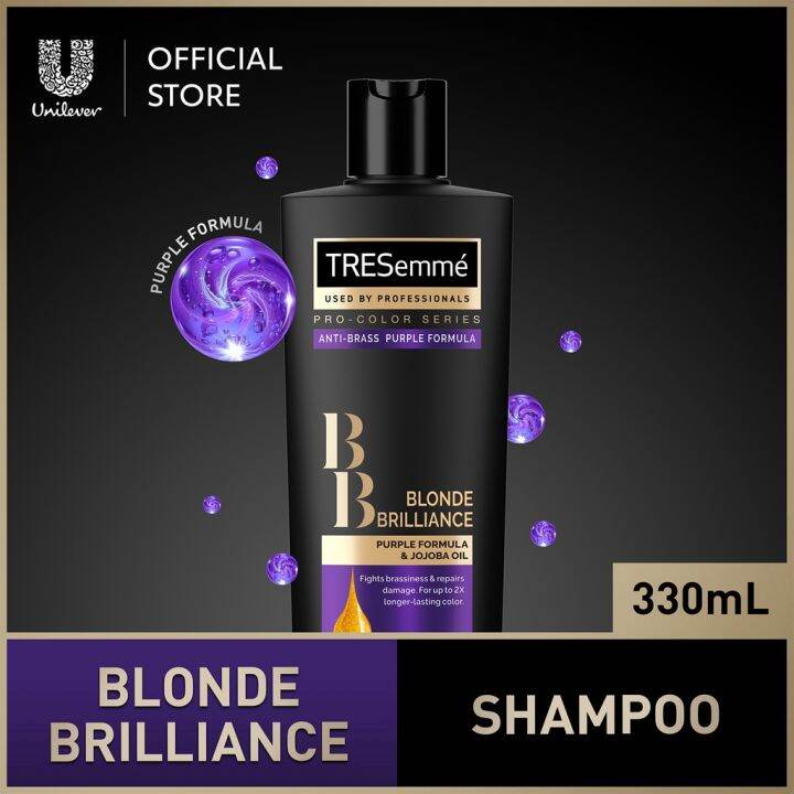 TRESemmé Shampoo Blonde Brilliance for Blonde Hair 330ml Lazada PH