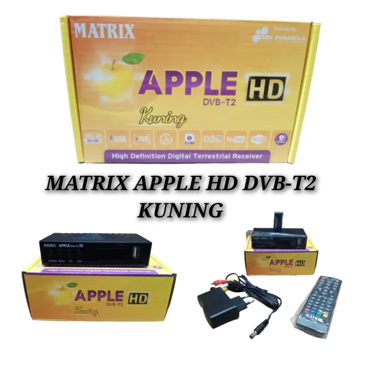 Set Top Box Matrix Apple Dvb T Kuning Lazada Indonesia