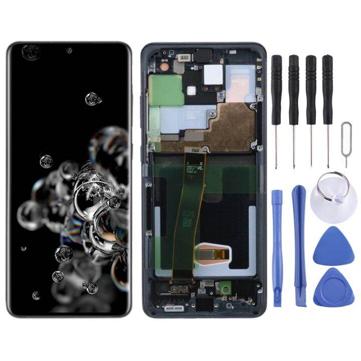 Original LCD Screen And Digitizer Full Assembly With Frame For Samsung