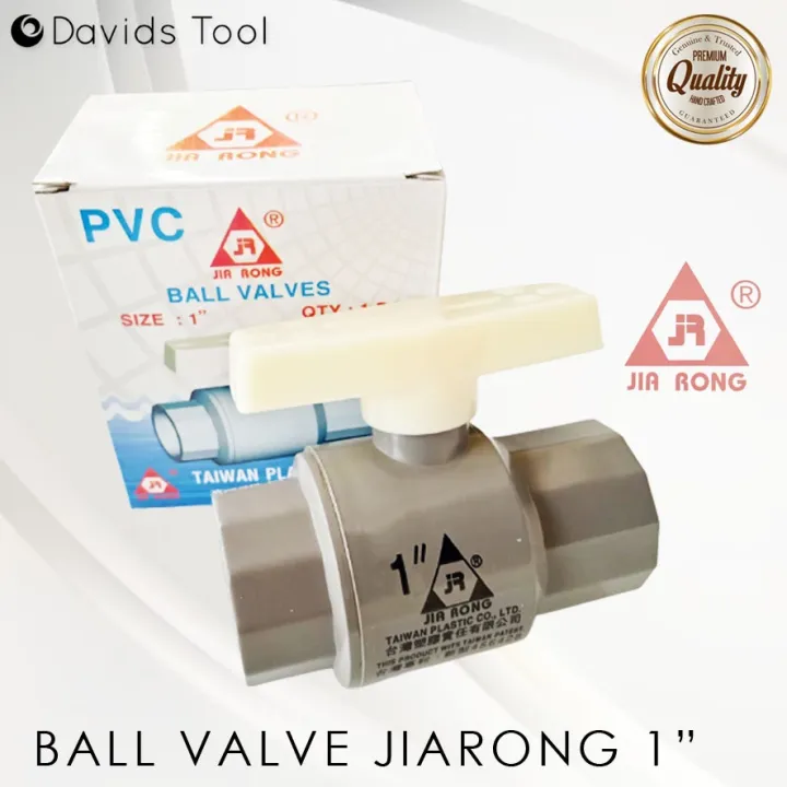 Stop Kran Ball Valve Pvc Jiarong 1 Inch Lazada Indonesia