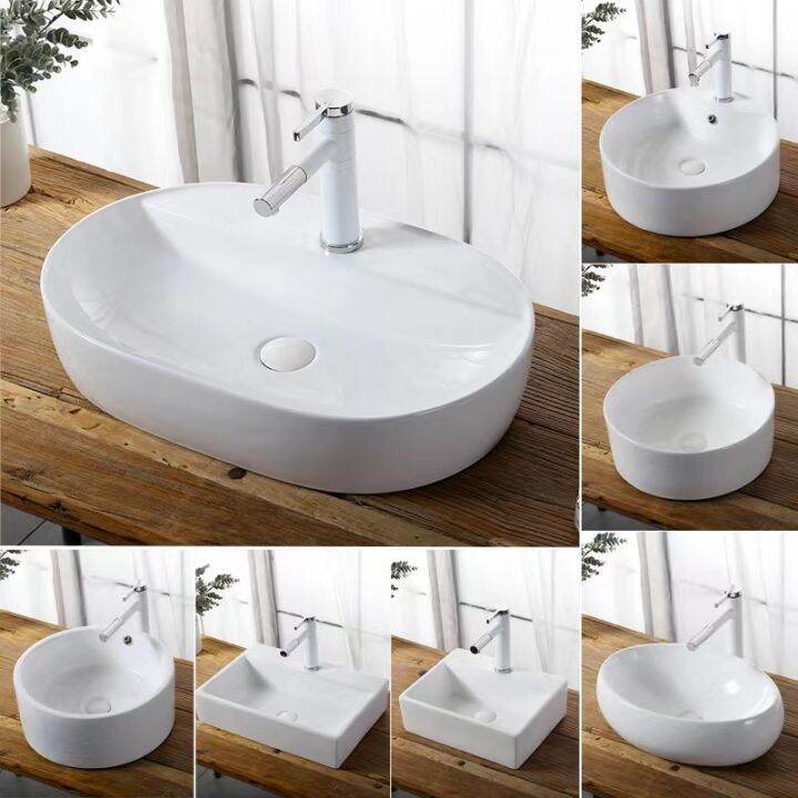 VARIER TAIWAN WHITE Lavatory Basin Ceramic Wash Basin Sink European